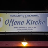 Banner offene Kirche