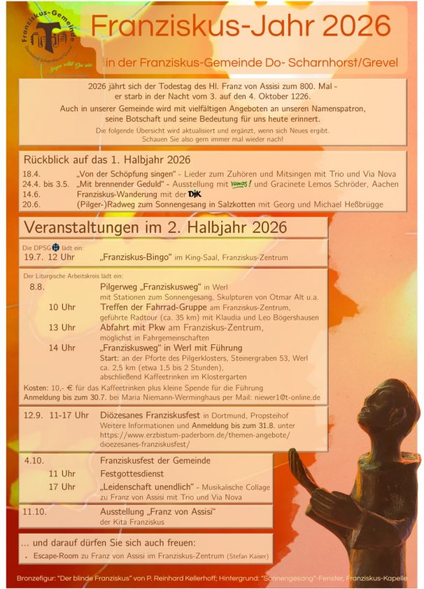 Franziskusfestjahr-II.-Halbjahr Franziskusfestjahr-II.-Halbjahr